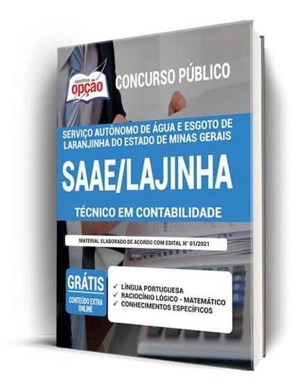 Imagem de Apostila Concurso Saae Lajinha - Técnico Em Contabilidade