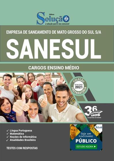 Imagem de Apostila Concurso Sanesul Ms S.A - Ensino Médio