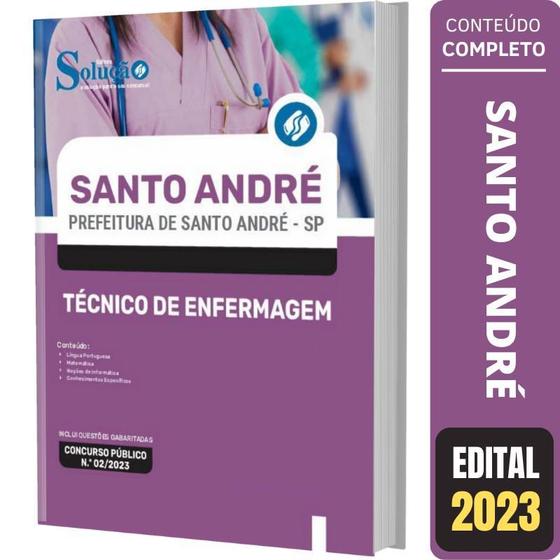 Imagem de Apostila Concurso Santo André Sp - Técnico De Enfermagem