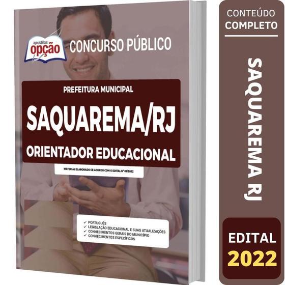 Imagem de Apostila Concurso Saquarema Rj - Orientador Educacional