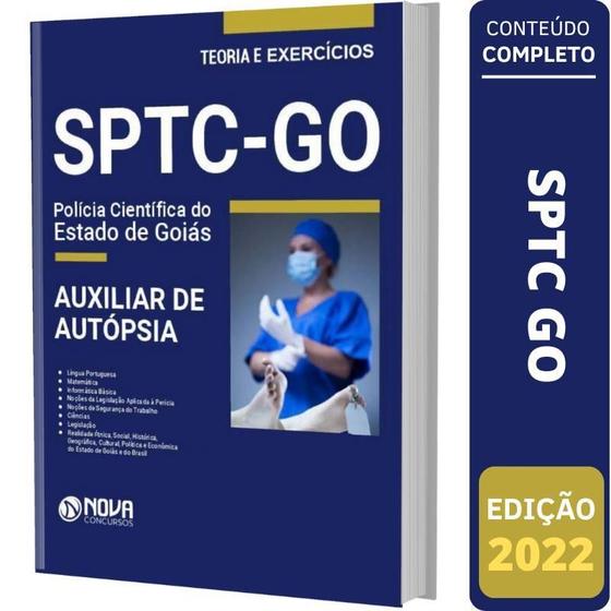 Imagem de Apostila Concurso Sptc Go - Auxiliar De Autópsia