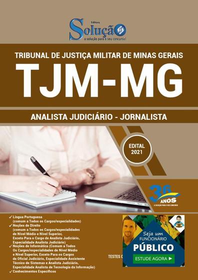 Imagem de Apostila Concurso Tjm Mg - Analista Judiciário - Jornalista