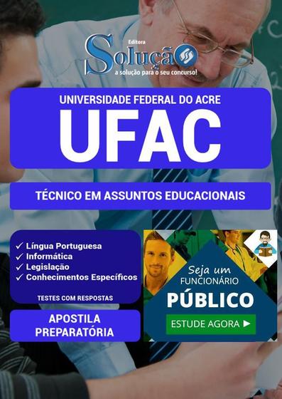 Imagem de Apostila Concurso Ufac - Técnico Em Assuntos Educacionais