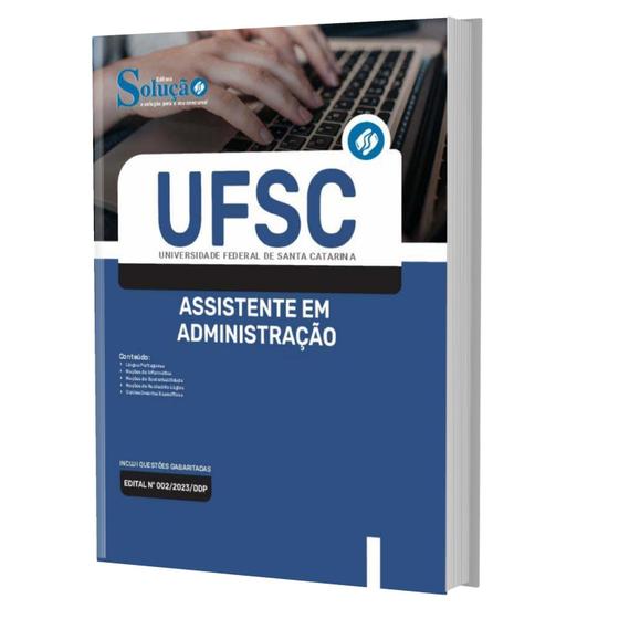 Imagem de Apostila Concurso Ufsc - Assistente Em Administração