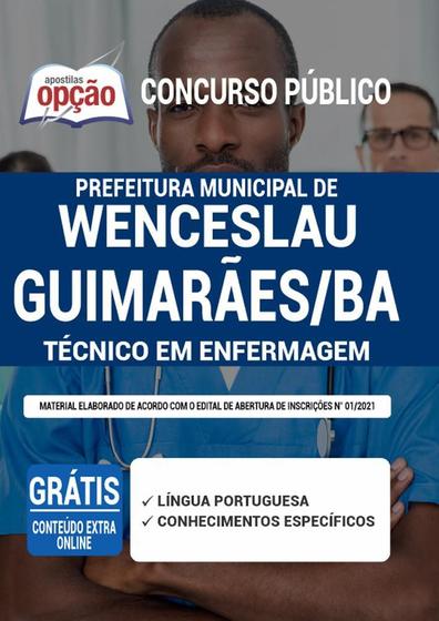 Imagem de Apostila Concurso Wenceslau Guimarães Técnico Em Enfermagem