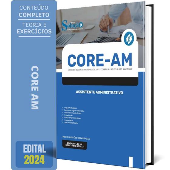 Imagem de Apostila Core Am 2024 - Assistente Administrativo