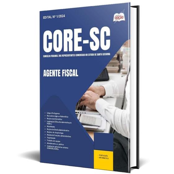 Imagem de Apostila Core Sc 2024 - Agente Fiscal