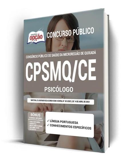 Imagem de Apostila CPSMQ-CE - Psicólogo