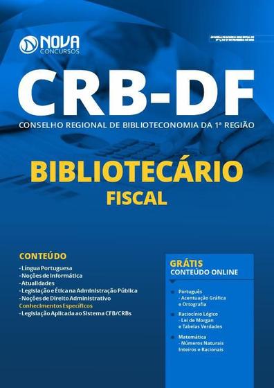 Imagem de Apostila CRB DF - Bibliotecário - Fiscal