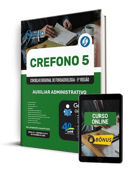 Imagem de Apostila CREFONO 5  - Auxiliar Administrativo