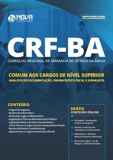 Imagem de Apostila Crf-Ba 2019 - Comum Aos Cargos De Nível Superior