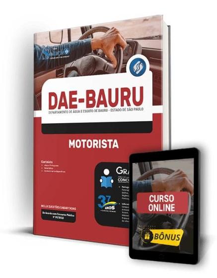 Imagem de Apostila DAE Bauru - SP - Motorista