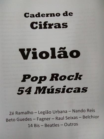 Imagem de Apostila de Cifras para Violão Pop/Rock - 54 Músicas