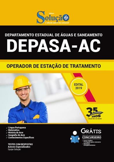 Imagem de Apostila Depasa-Ac - 2019 - Operador De Estação - Editora Solucao