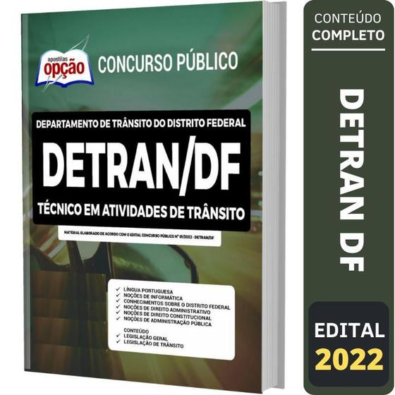 Imagem de Apostila Detran Df - Técnico Em Atividades De Trânsito