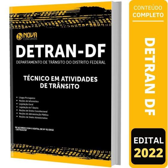 Imagem de Apostila Detran Df - Técnico Em Atividades De Trânsito