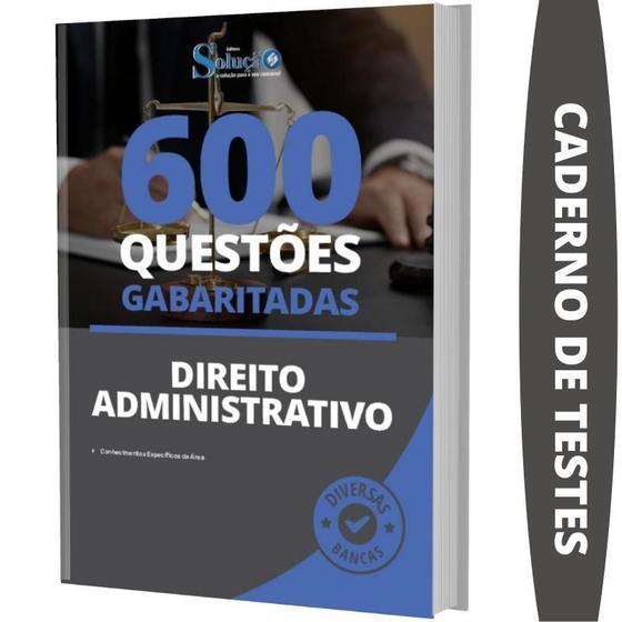 Imagem de Apostila Direito Administrativo - Questões Gabaritadas