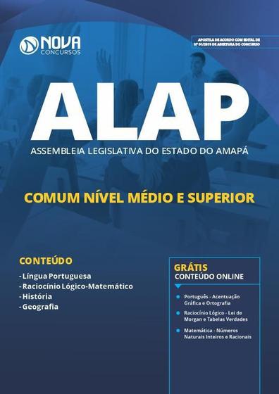 Imagem de Apostila Do Amapá (Alap) 2019 - Comum Nível Médio E Superior