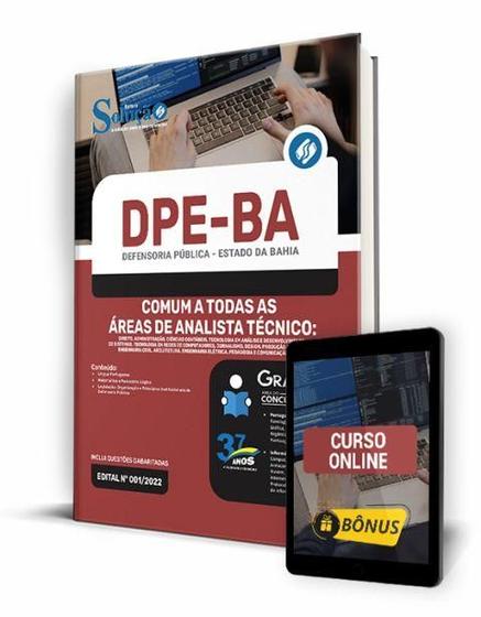 Imagem de Apostila DPE-BA - Comum a Todas as Áreas de Analista Técnico