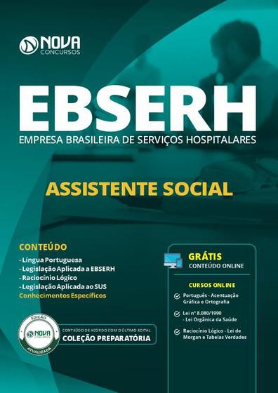 Imagem de Apostila Ebserh 2019 - Assistente Social