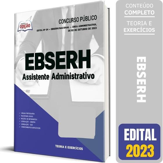 Imagem de Apostila Ebserh 2023 - Assistente Administrativo