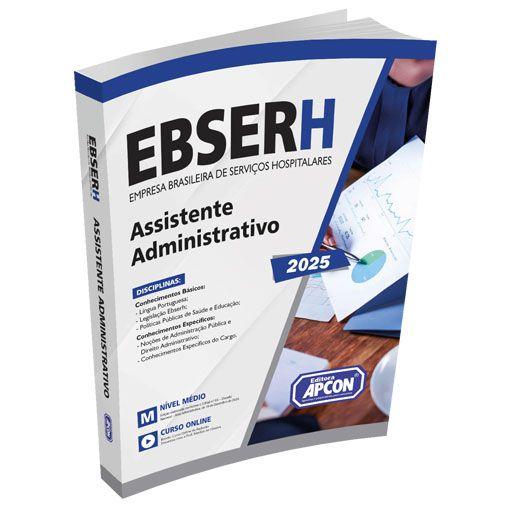 Imagem de Apostila EBSERH 2025  Assistente Administrativo