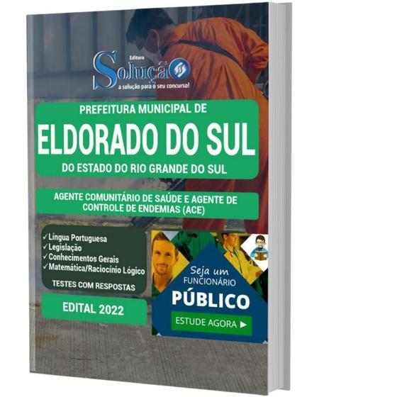 Imagem de Apostila Eldorado Do Sul Rs - Agente Comunitário De Saúde