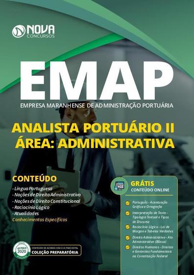 Imagem de Apostila Emap - Analista Portuário 2 - Área: Administrativa