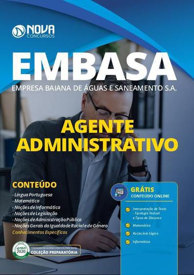 Imagem de Apostila Embasa - Agente Administrativo