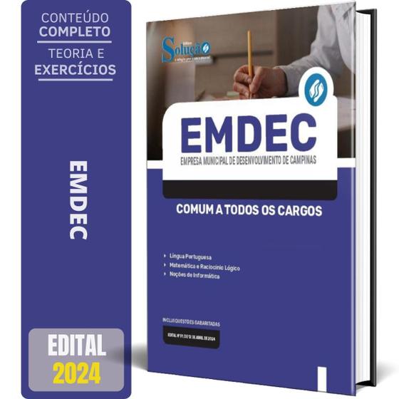 Imagem de Apostila Emdec 2024 - Comum A Todos Os Cargos