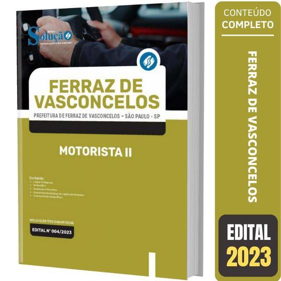 Imagem de Apostila Ferraz De Vasconcelos Sp - Motorista 2