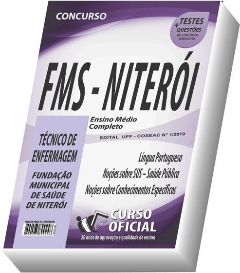 Imagem de Apostila FMS Niterói - Técnico de Enfermagem