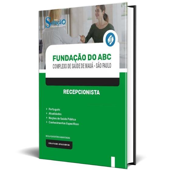 Imagem de Apostila Fundação Do Abc Complexo Saúde Mauá Sp 2024