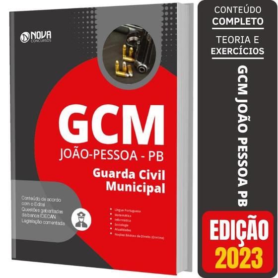 Imagem de Apostila Gcm João Pessoa Pb 2023 - Guarda Civil Municipal