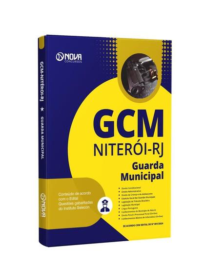 Imagem de Apostila GCM Niterói RJ 2024 - Guarda Municipal