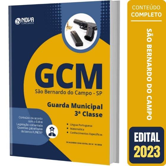 Imagem de Apostila Gcm São Bernardo Do Campo Sp - Guarda Municipal