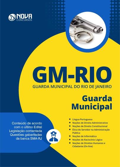 Imagem de Apostila GM-RIO - Guarda Municipal - Nova Concursos