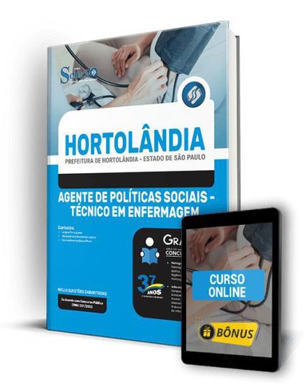 Imagem de Apostila Hortolândia SP 2022 - Técnico em Enfermagem