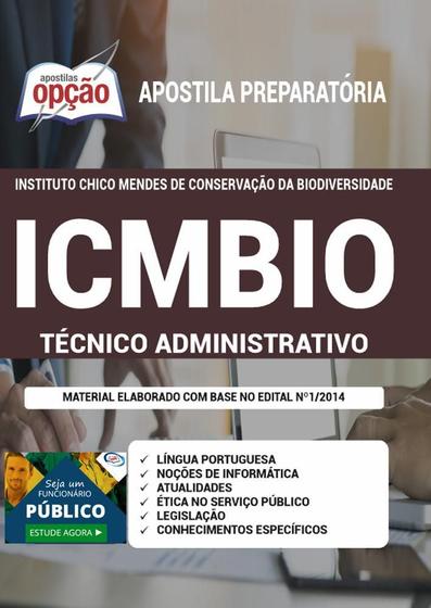 Imagem de Apostila Icmbio - Técnico Administrativo