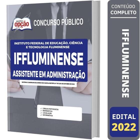 Imagem de Apostila Iffluminense - Assistente Em Administração