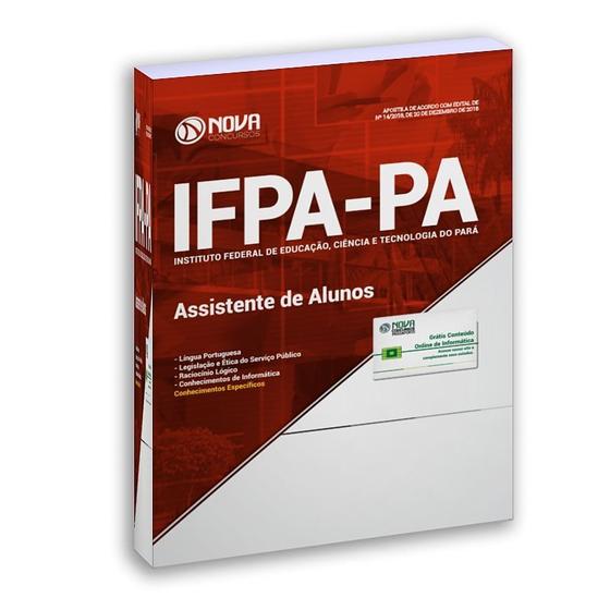 Imagem de Apostila IFPA-PA 2019 - Assistente de Alunos