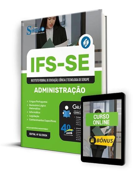 Imagem de Apostila IFS-SE 2024 - Administração