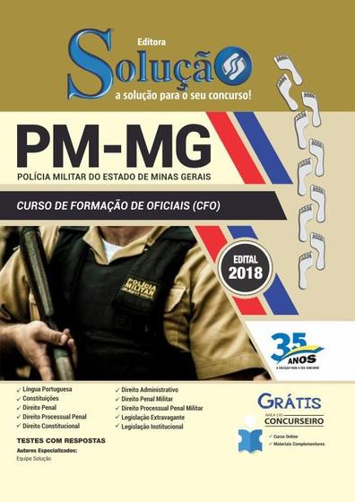 Imagem de Apostila Impressa Pm-mg 2019 - Curso De Formação De Oficiais