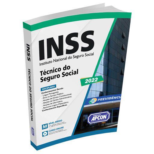 Imagem de Apostila INSS 2022 - Técnico do Seguro Social (Pós-edital) - APCON