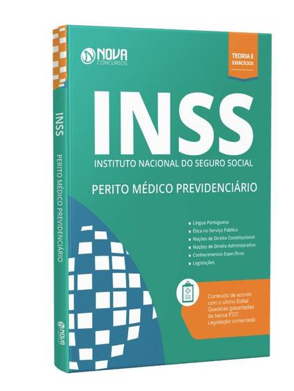 Imagem de Apostila INSS 2024 - Perito Médico Previdenciário