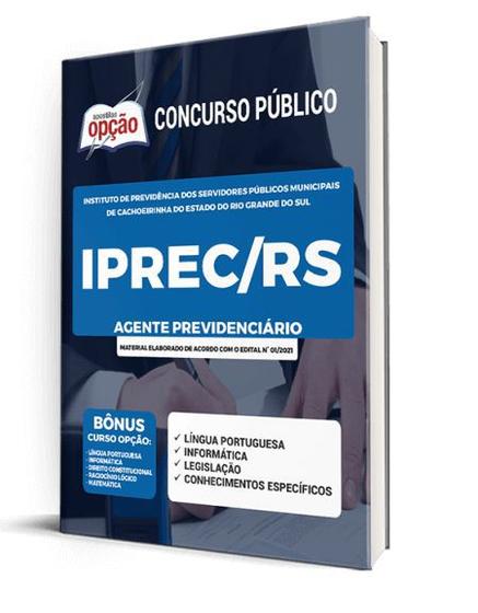 Imagem de Apostila IPREC-RS 2022 - Agente Previdenciário