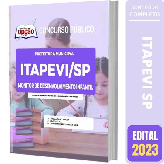 Imagem de Apostila Itapevi Sp Monitor De Desenvolvimento Infantil