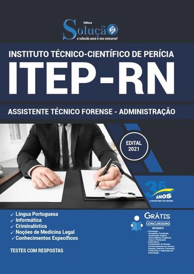 Imagem de Apostila Itep Rn - Assistente Técnico Forense Administração