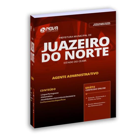Imagem de Apostila Jueiro Do Norte Ce 2019 Agente Administrativo
