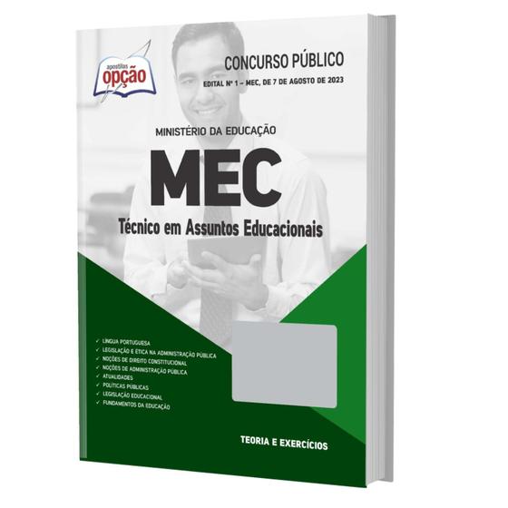 Imagem de Apostila Mec 2023 - Técnico Em Assuntos Educacionais